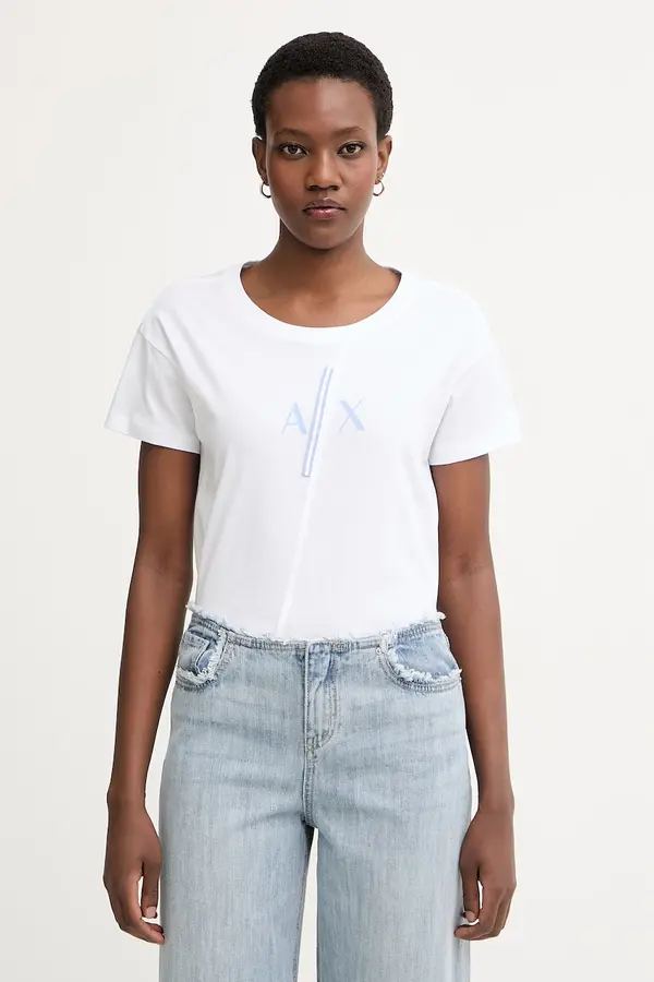 Armani Exchange Armani Exchange kratka majica ženska bombažna