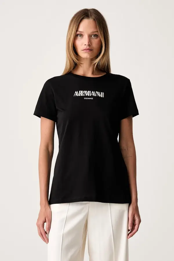 Armani Exchange Armani Exchange kratka majica ženska bombažna