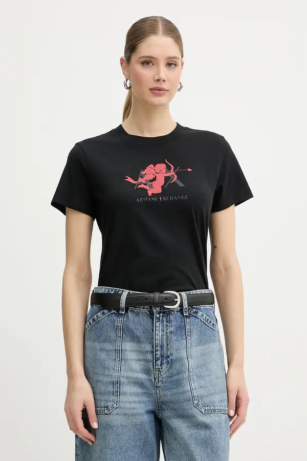 Armani Exchange Armani Exchange kratka majica ženska bombažna