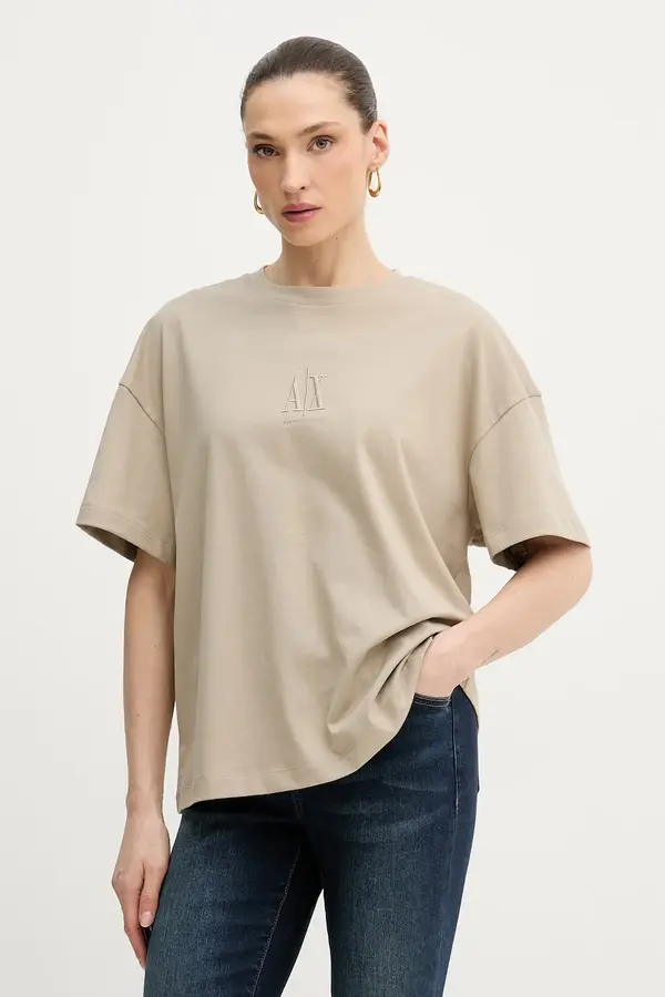 Armani Exchange Armani Exchange kratka majica ženska bombažna