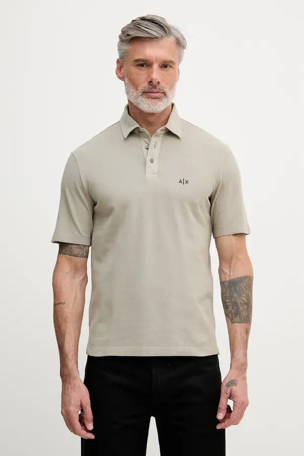 Armani Exchange Armani Exchange moška polo majica bombažna