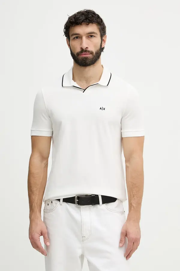 Armani Exchange Armani Exchange polo majica moška bombažna