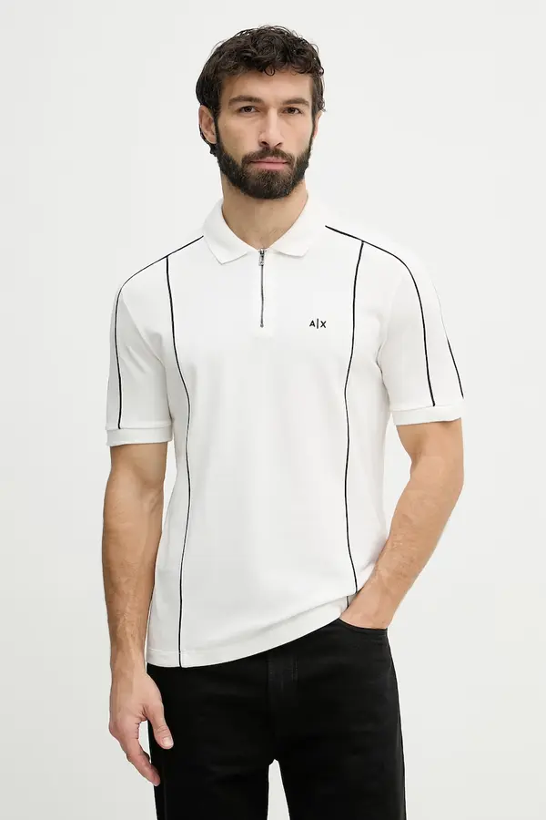 Armani Exchange Armani Exchange polo majica moška bombažna