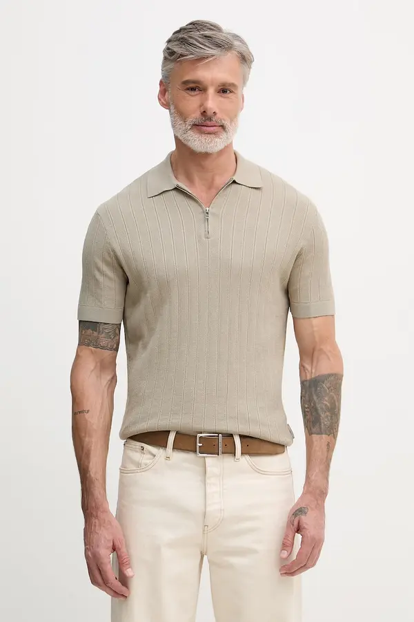 Armani Exchange Armani Exchange polo majica moška bombažna