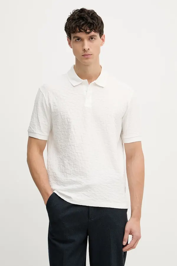 Armani Exchange Armani Exchange polo majica moška bombažna
