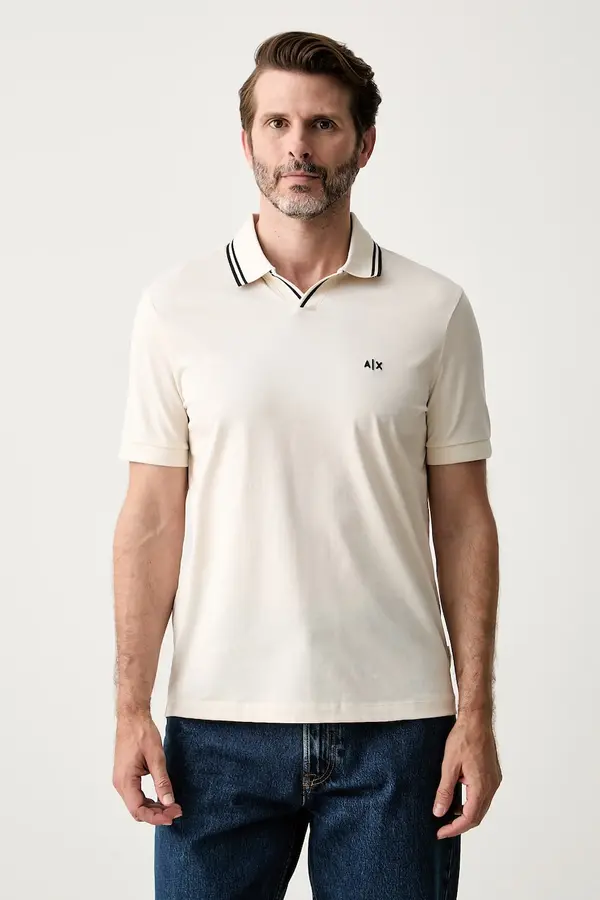 Armani Exchange Armani Exchange polo majica moška bombažna