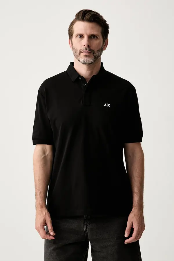 Armani Exchange Armani Exchange polo majica moška z bombažem