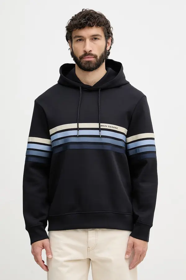 Armani Exchange Armani Exchange pulover s kapuco moški