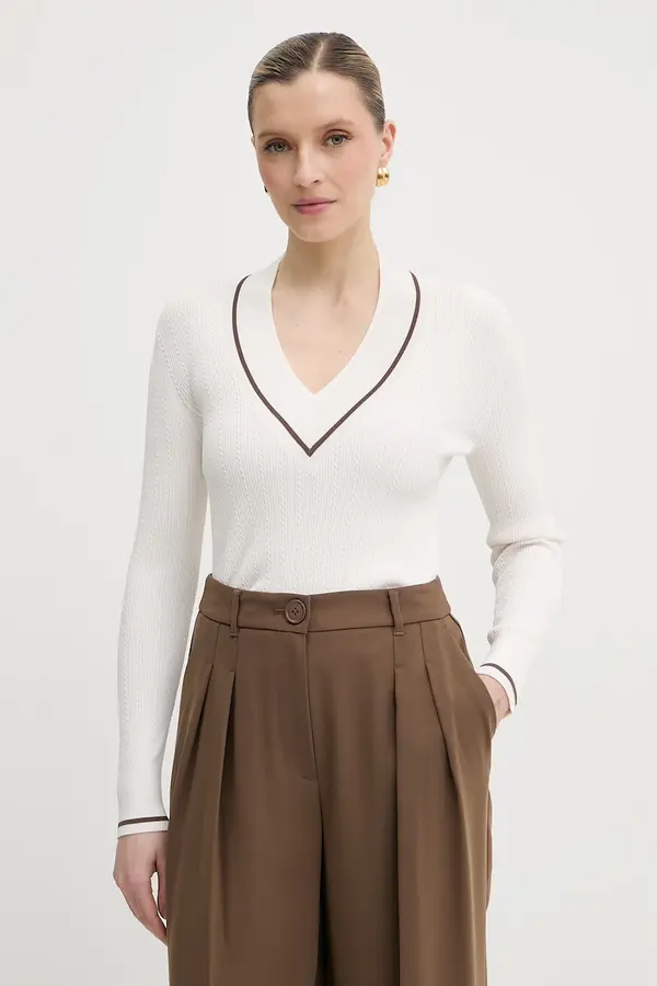 Armani Exchange Armani Exchange pulover ženski z viskozo