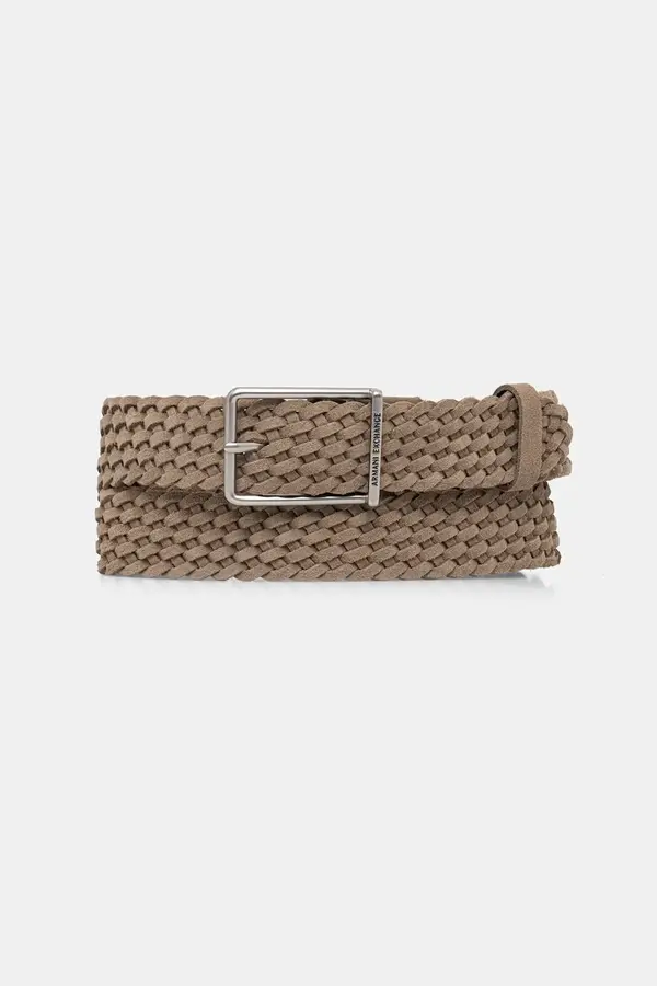 Armani Exchange Armani Exchange tekstilni pas moški semiš