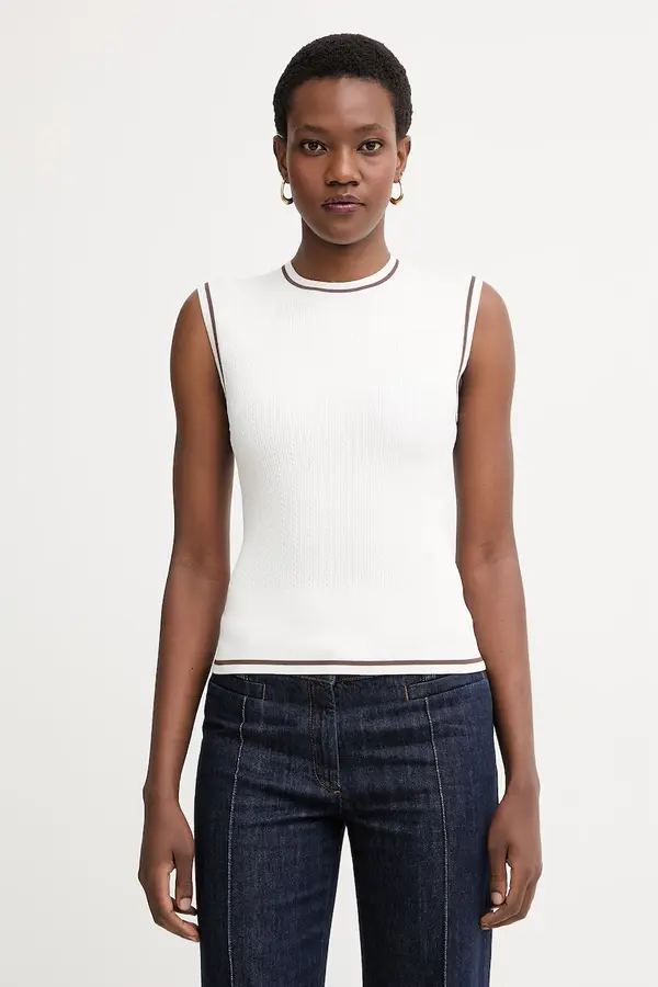 Armani Exchange Armani Exchange top ženski z viskozo