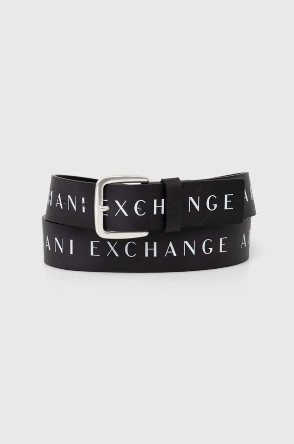 Armani Exchange Armani Exchange usnjen pas