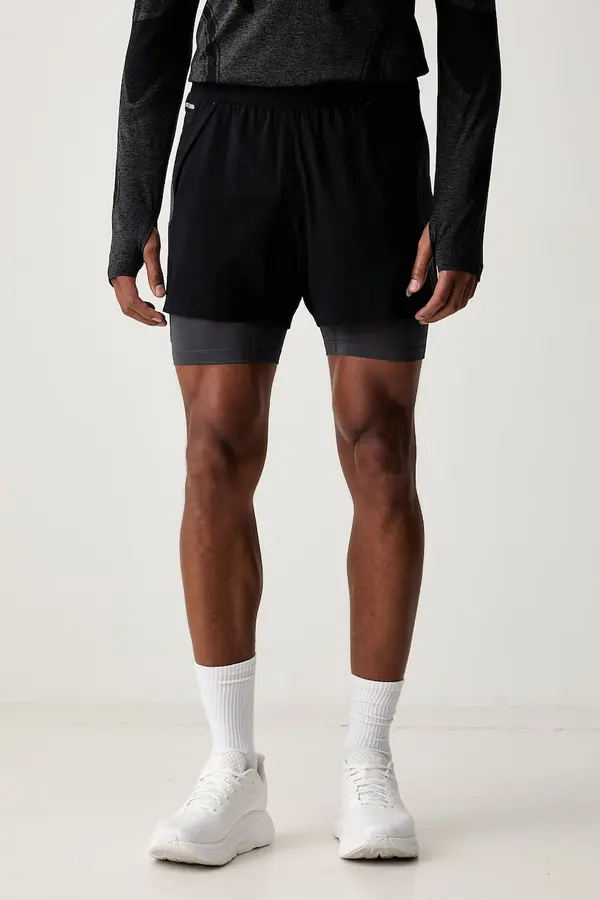 Asics Asics kratke hlače 2 v 1 moške ROAD 2-N-1 5IN SHORT