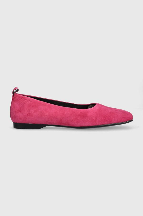 Vagabond Shoemakers Balerinke iz semiša Vagabond Shoemakers DELIA roza barva, 5307.240.46