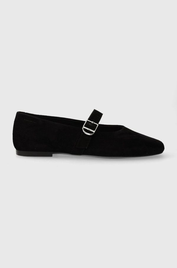 Vagabond Shoemakers Balerinke iz semiša Vagabond Shoemakers JOLIN črna barva, 5608.040.20
