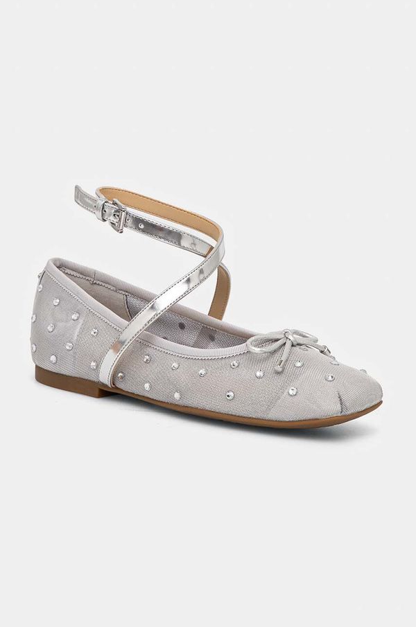 MICHAEL Michael Kors Balerinke MICHAEL Michael Kors Collette srebrna barva, 40T4CTFP2D 040