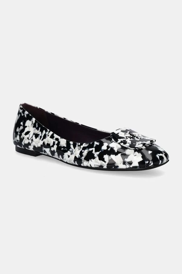 Tory Burch Balerinke Tory Burch Georgia Ballet črna barva, 162512-960