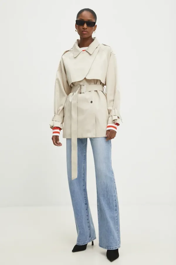 Answear Lab Balonar Answear Lab ženski, bež barva