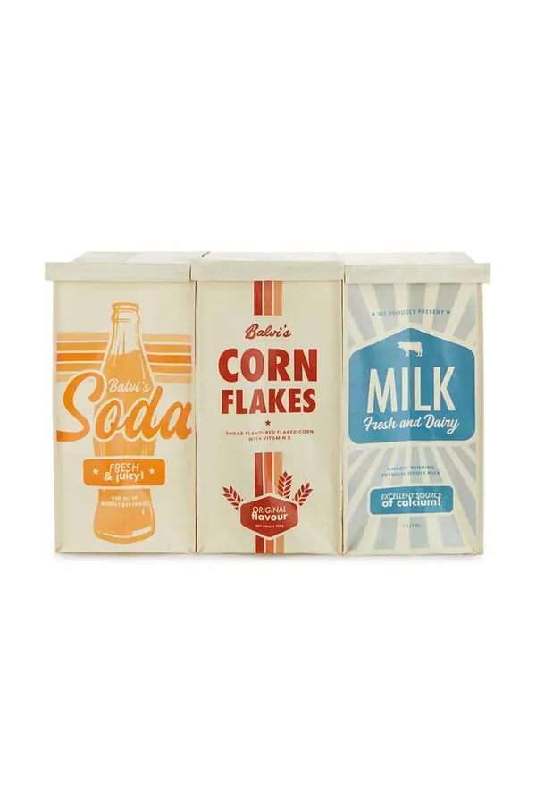 Balvi Balvi Nakupovalna vrečka Balvi Retro 45 x 66 x 35 cm 3-pack