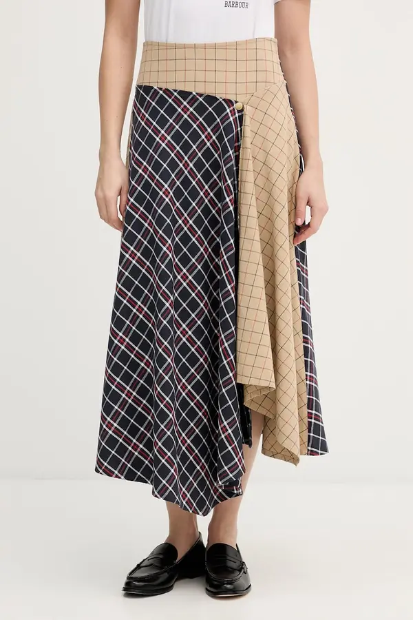 Barbour Barbour asimetrično krilo bombažno Dalbury