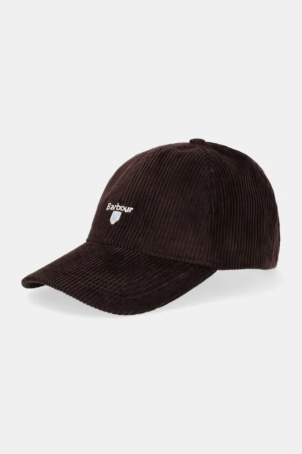 Barbour Barbour Baseball kapa iz rebrastega žameta Barbour Preston Cord