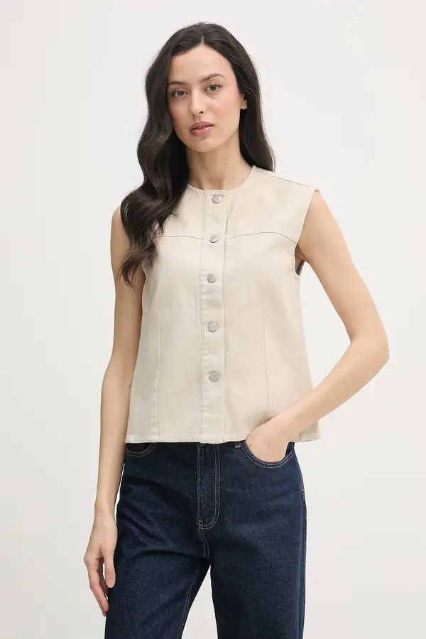 Barbour Barbour enoredni telovnik ženski bombažen Daya