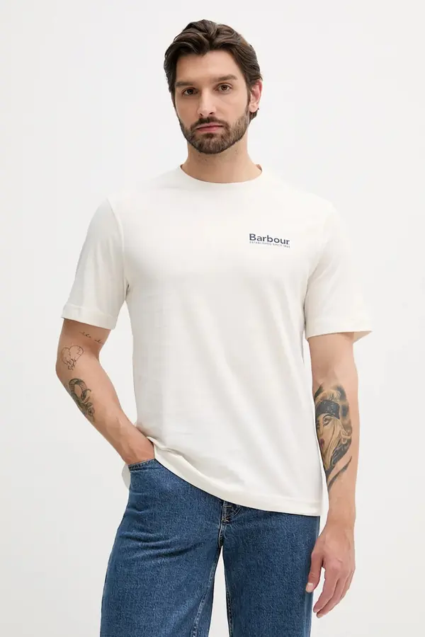 Barbour Barbour kratka majica moška bombažna MOONWELL