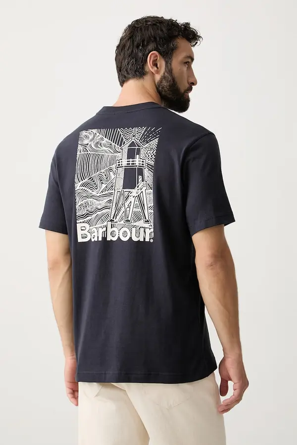 Barbour Barbour kratka majica moška bombažna MOONWELL