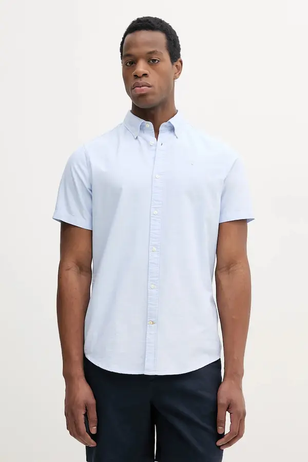 Barbour Barbour oxford srajca moška bombažna Oxtown S/S Tailored Shirt