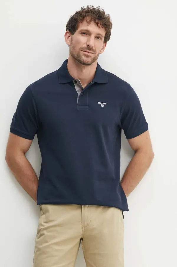 Barbour Barbour polo majica moška bombažna