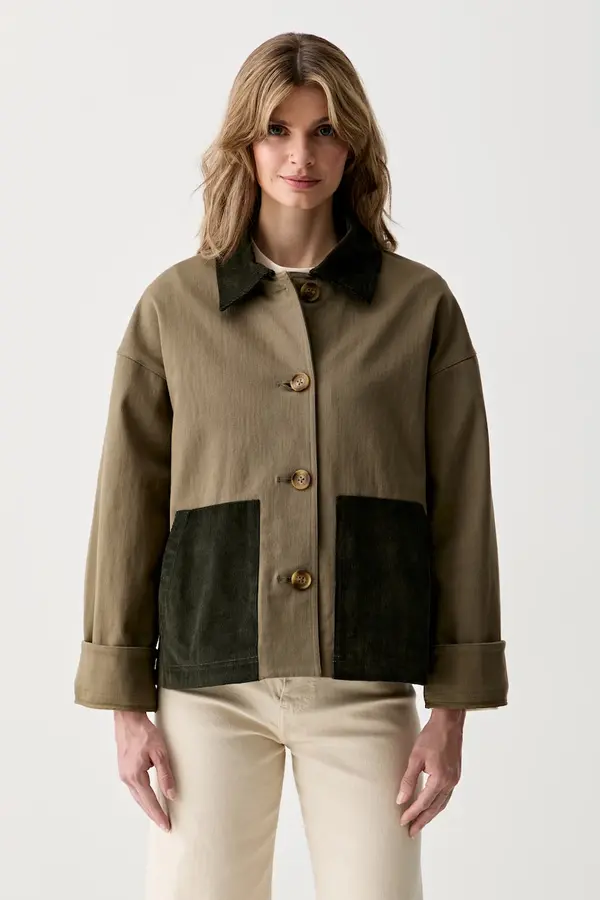 Barbour Barbour prehodna jakna ženska z bombažem Cloverdale