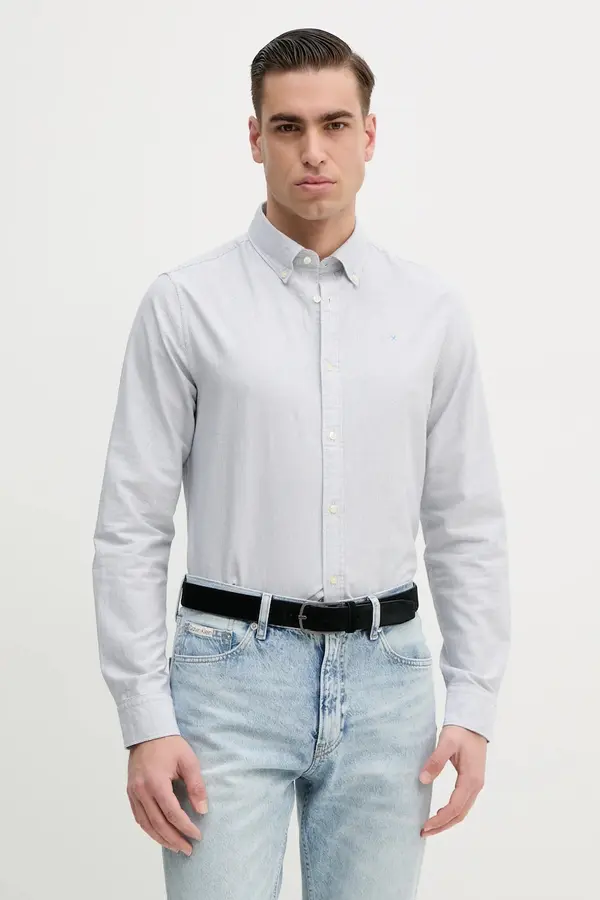 Barbour Barbour srajca moška bombažna Striped Oxtown Tailored Shirt
