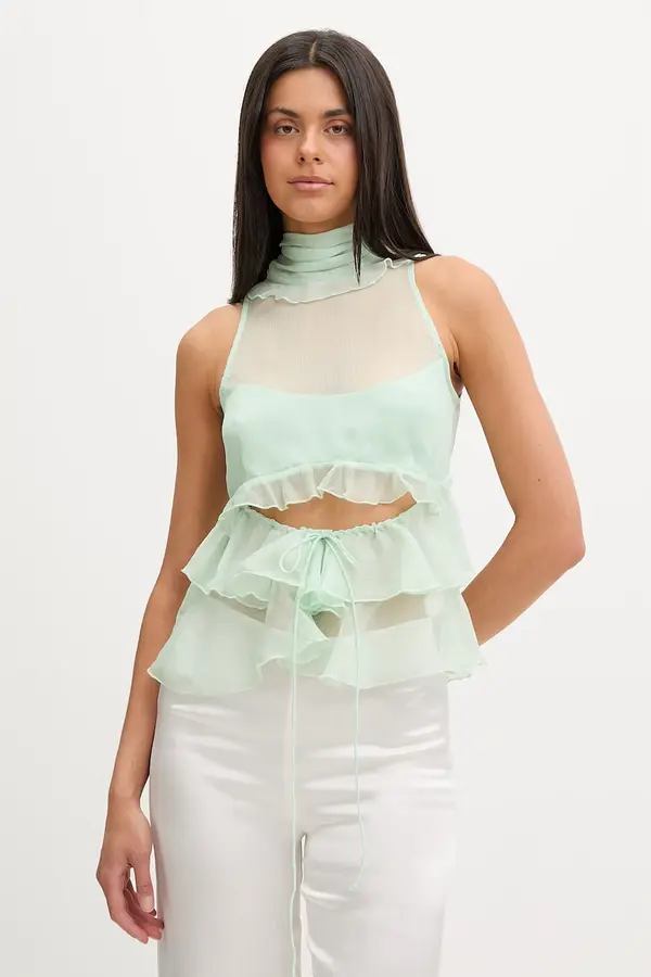 Bardot Bardot bluza z volančki ženska