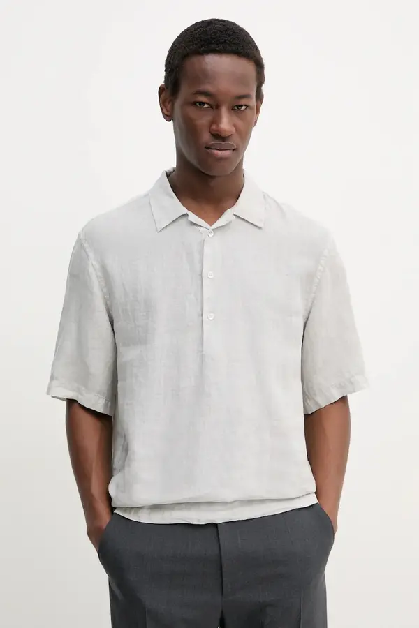BARENA VENEZIA BARENA VENEZIA Lanena polo majica BARENA VENEZIA Camicia Mola