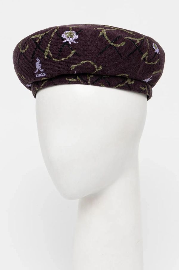 Kangol Baretka s primesjo volne Kangol TAPESTRY JAX bordo barva, K3712.DF554