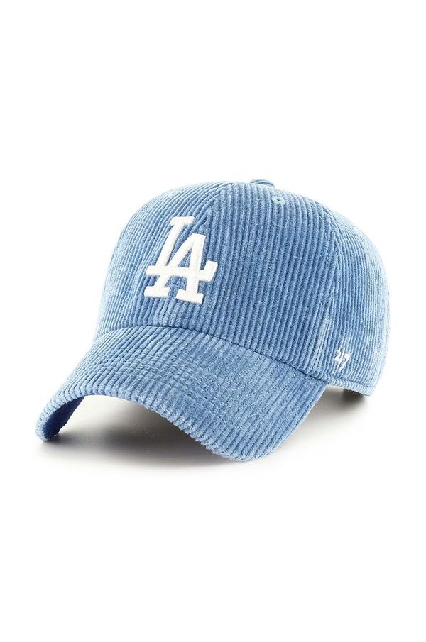 47 brand Baseball kapa iz rebrastega žameta 47 brand MLB Los Angeles Dodgers B-THCKC12EWS-MO