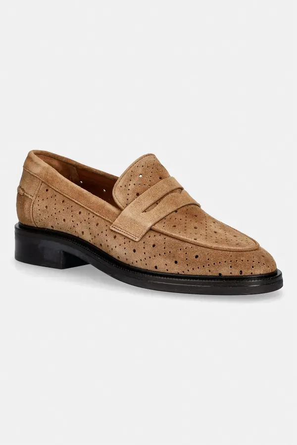 Billi Bi Billi Bi mokasini ženski semiš Cuoio babysilk suede
