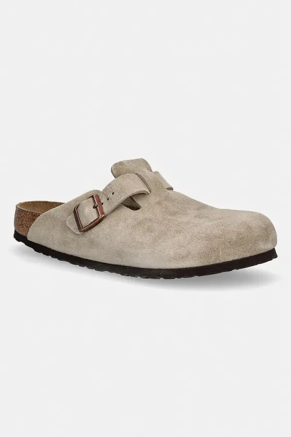 Birkenstock Birkenstock natikači moški semiš Boston