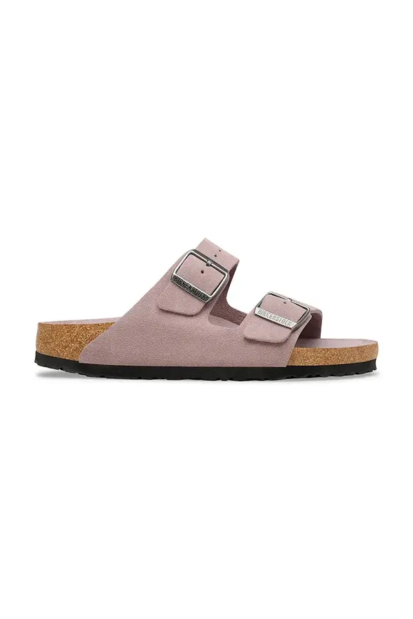 Birkenstock Birkenstock natikači moški semišasti Arizona