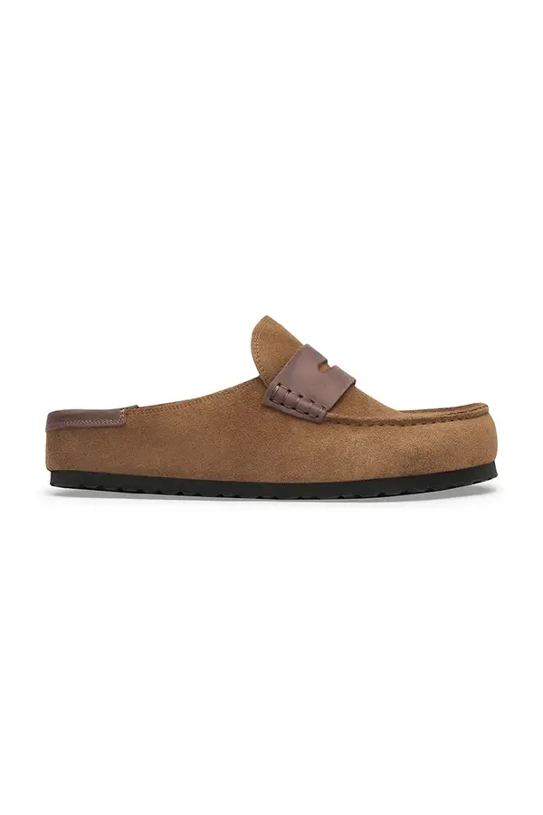 Birkenstock Birkenstock natikači (mule) semiš Naples Wrapped double stitch Mixed Leather