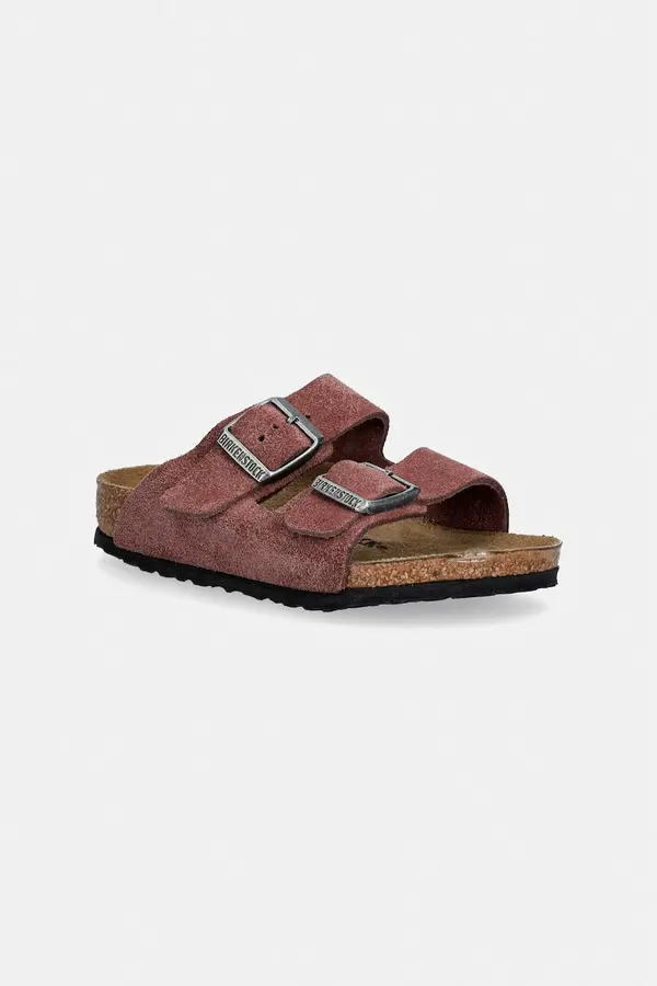 Birkenstock Birkenstock natikači otroški semišasti Arizona
