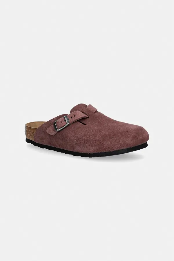 Birkenstock Birkenstock natikači otroški semišasti Boston