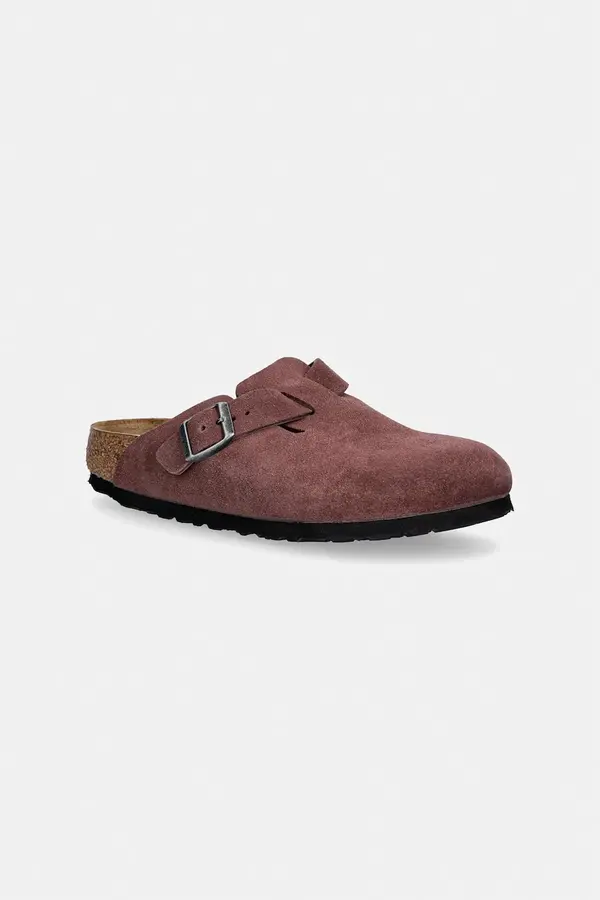 Birkenstock Birkenstock natikači otroški semišasti Boston