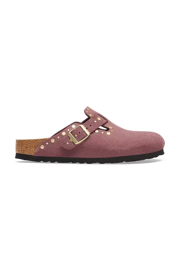 Birkenstock Birkenstock natikači otroški semišasti Boston Rivets Suede Leather
