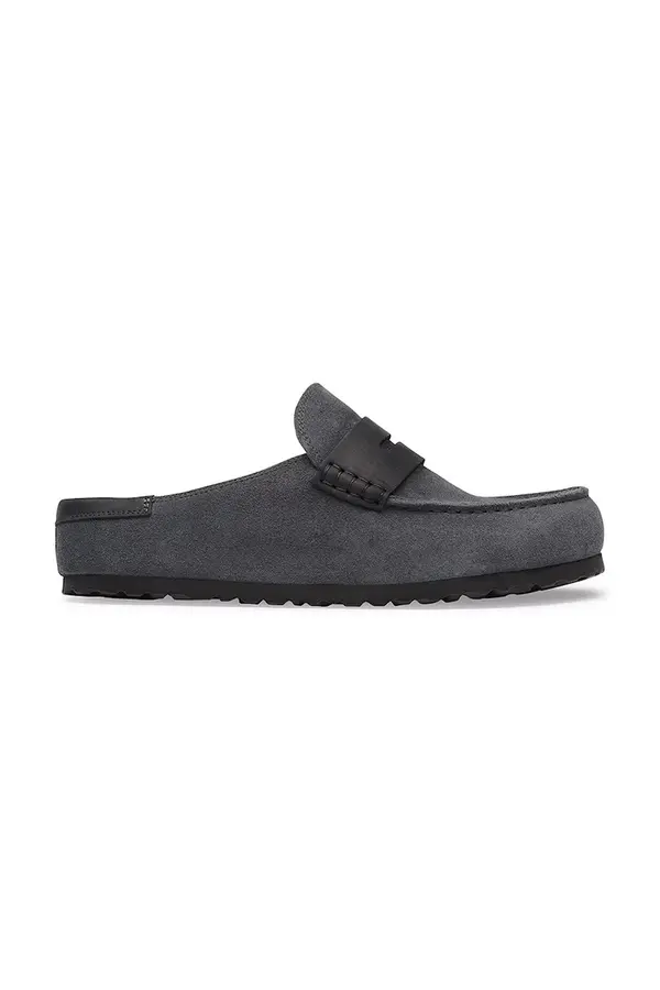 Birkenstock Birkenstock natikači semišasti Naples Wrapped double stitch Mixed Leather