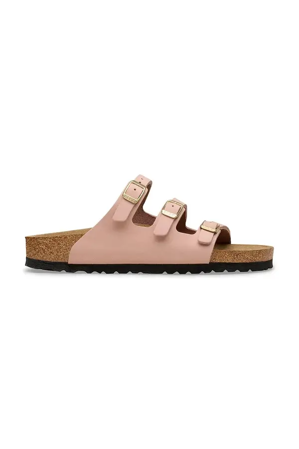 Birkenstock Birkenstock natikači z ravnim podplatom ženski nubuck Florida