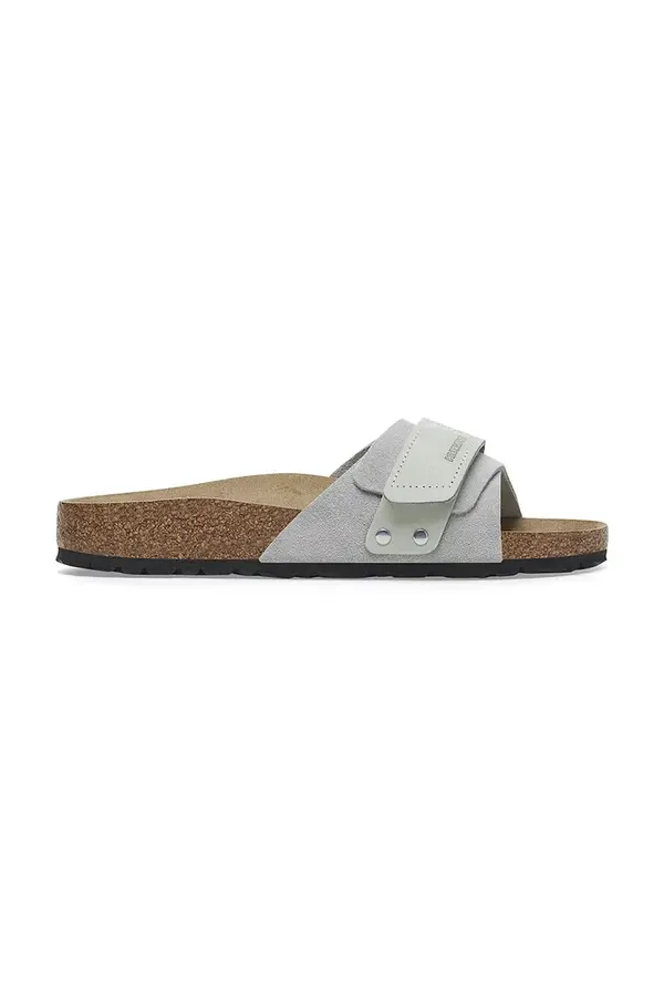 Birkenstock Birkenstock natikači z ravnim podplatom ženski semiš Oita