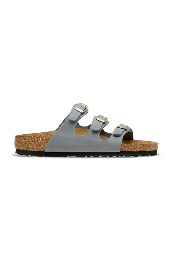 Birkenstock Birkenstock natikači z ravnim podplatom ženski usnje Florida