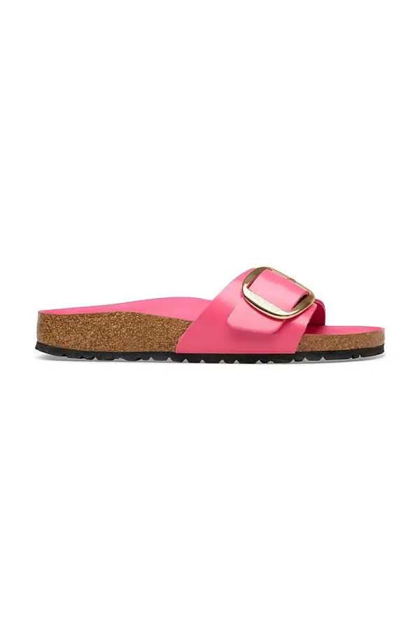 Birkenstock Birkenstock natikači z ravnim podplatom ženski usnjeni