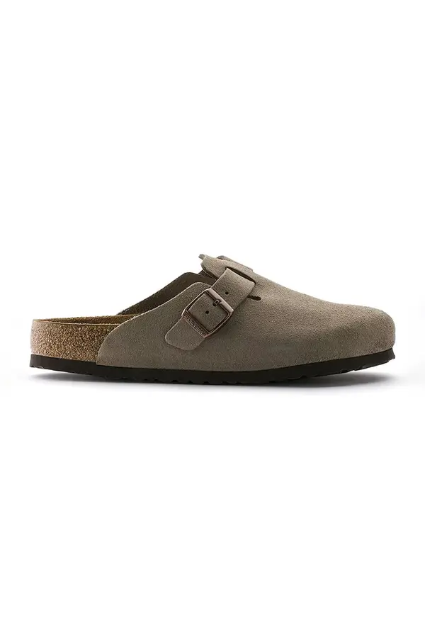 Birkenstock Birkenstock natikači z zaprtimi prsti ženski semišasti Boston